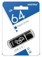 Флеш-накопитель USB 2.0 Smartbuy 64GB Glossy series Black (SB64GBGS-K)