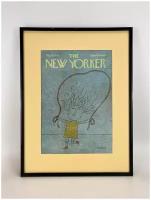 Постер из оригинальной обложки журнала The New Yorker из 1975 года в раме