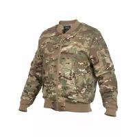 Куртка Пилот мужская утепленная (бомбер), GONGTEX Tactical Ripstop Jacket, осень-зима, цвет Мультикам (Multicam )-M