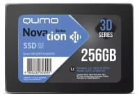 SSD 2.5' Qumo Novation 3D, 256Gb (q3dt-256gscyd)r/w 560/520 MB/s; 90 000 Iops, SM2258 with Dram