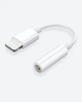 Переходник для наушников iPhone и iPad / адаптер Lighting - 3.5 mm jack (AUX) с поддержкой микрофона