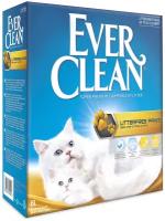 EVER CLEAN LITTERFREE PAWS наполнитель комкующийся для туалета длинношерстных кошек для идеально чистых лап с ароматом свежести желтая полоска (6 л)