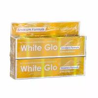 Зубная паста White glo отбеливающая, для курящих, 24 мл * 2 шт