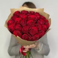29 красных роз 40 см