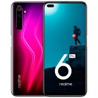 Смартфон Realme RMX2063 6 Pro 128Gb 8Gb красный моноблок 3G 4G 2Sim 6.6" 1080x2400 Android 10 64Mpix