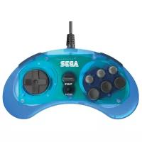 Геймпад проводной Sega Mega Drive 8-Button Arcade PAD witch USB Blue Retro-Bit SKU-1112916 PC/Switch/Mega Drive Mini