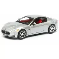 Bburago Коллекционная машинка 1:32 PLUS "Maserati GranTurismo", серебристый