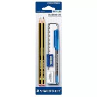 Набор канцелярский Staedtler Student Set (карандаш, ручка, линейка, точилка, ластик)