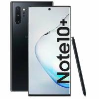 Глянцевая Гидрогелевая пленка на Samsung Galaxy Note 10+/Самсунг Галакси Нот 10 плюс, 1шт