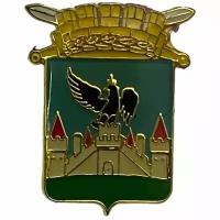 Знак-миниатюра "Город воинской славы Орел 50 лет" (герб) Россия 2016 г