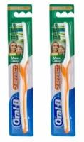 Oral-B Зубная щетка 3-effect Maxi Clean, Средняя жесткость, 2 шт./