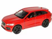 Модель машины 1:34-39 Jaguar F-Pace Welly красный 43726