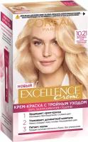 Loreal Paris Крем-краска для волос Excellence Creme 10.21 Светло-светло русый перламутровый осветляющи 1 шт