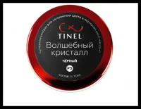 TINEL (Тинель) - Сухой пигмент-пудра для затемнения цвета в перманентном макияже и татуже, Пигмент для бровей, P3 "Волшебный кристалл" чёрный, 5 мл