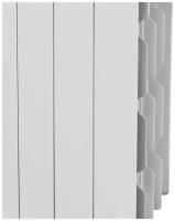 Радиатор алюминиевый Royal Thermo Revolution 500, 12 секций, боковое подключение (белый)