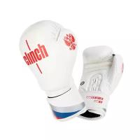 Боксерские перчатки Clinch Olimp C111 White/Red (10 унций)