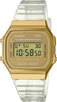 Наручные часы CASIO Vintage A-168XESG-9A, золотой, белый