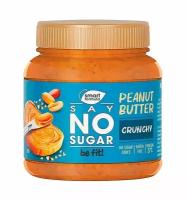 Арахисовая паста Say No Sugar без сахара с дробленым арахисом 27% протеина Smart Formula, KDV 270 г