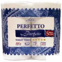 Туалетная бумага Aster Perfetto by Perfetto белая пятислойная