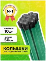 Садовита Колышки, Набор колышков, опора для подвязки растений, колышки садовые высота 50см из 10шт