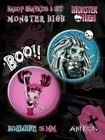 Значки на рюкзак Monster High мультсериал