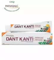 Зубная паста аюрведическая с травами Dant Kanti Patanjali 200 г