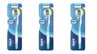 Зубная щетка Oral-B, Комплекс глубокая чистка, Средняя жесткость, 3 шт