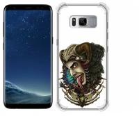 Чехол задняя-панель-накладка-бампер MyPads длинный язык для Samsung Galaxy S8 SM-G9500 противоударный