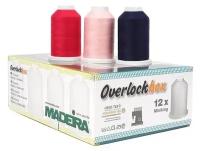Набор ниток для оверлока Madeira "Navy & Pink" Overlockbox 3+1арт. 9202