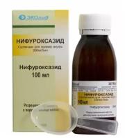 Нифуроксазид-ЭКОлаб сусп. д/вн. приема фл., 200 мг/5 мл, 100 мл