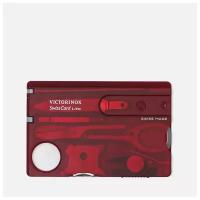 Нож многофункциональный VICTORINOX Швейцарская карточка Victorinox SwissCard Lite, красный