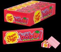 Жевательная резинка Chupa Chups Big babol со вкусом клубники, 24 шт. х 21 г