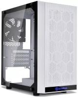 SST-PS15W-G Precision Mini Tower Micro ATX Computer Case, tempered glass, white