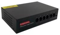 POE коммутатор 4 порта, IEEE 802.3af/at type A,10/100Mbps, SECTEC ST-PLC42-POE