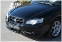 Накладки на передние фары (реснички) Subaru Legacy 2003-2006