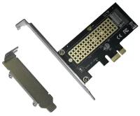 Orient переходник C302E, Переходник PCI-Ex1->M.2 M-key NVMe SSD, тип 2230 2242 2260 2280, 2 планки крепления в комплекте 31152