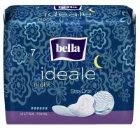 Bella Ideale ultra night Прокладки женские гигиенические ультратонкие, 7 шт. Впитываемость 6к