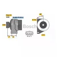 BOSCH 0986049121 Генератор