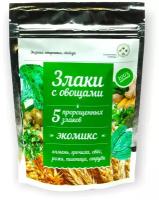 Экомикс 5 пророщенных злаков с Овощами / 150 гр / Солнечная Сибирь пророщеные зерна завтрак