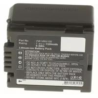 Аккумулятор iBatt iB-U1-F320 1320mAh для Panasonic SDR-H80, HDC-MDH1, HDC-HS700, SDR-H50, HDC-TM700, HDC-SD600, VDR-D50, HDC-SD100, VDR-D310, HDC-SD9, SDR-H90, HDC-TM10, VDR-D51, HDC-HS100, HDC-SD1, HDC-SD5