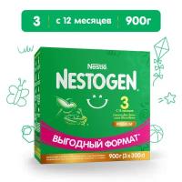 Смесь Nestogen (Nestlé) 3 для регулярного мягкого стула, с 12 месяцев, 900 г