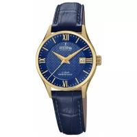 Наручные часы FESTINA Classics, синий, золотой