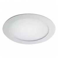 Встраиваемый светильник Lightstar, 1х15W, белый, размеры (мм)-160x21.5, 4200К, плафон - белый