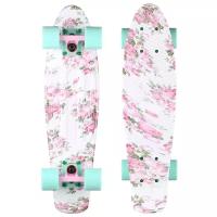 Пенни борд Fish Skateboards 22" Цветы