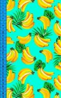 Кулирка пенье "бананы" хлопок ширина 180см, высота 65см. ткань для футболки, лосин, брюк, юбки, платья, сарафана, блузки