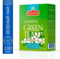 Чай зеленый листовой Riston Green Tea с Жасмином, 100 г