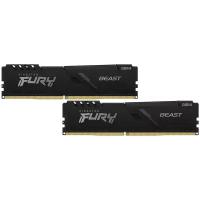 Оперативная память Kingston FURY Beast 8 ГБ (4 ГБ x 2 шт.) DDR4 3200 МГц DIMM CL16 KF432C16BBK2/8