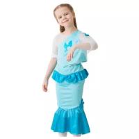 Карнавальный костюм для девочки русалочка, арт.1986, рост: 104 -116 см, возраст: 3-5 лет