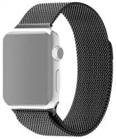 Ремешок для Apple Watch 1/2/3/4/5 металлический 42/44 мм InnoZone - Черный (APWTME42-02)