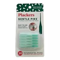 Plackers gentle picks зубочистки 20 шт